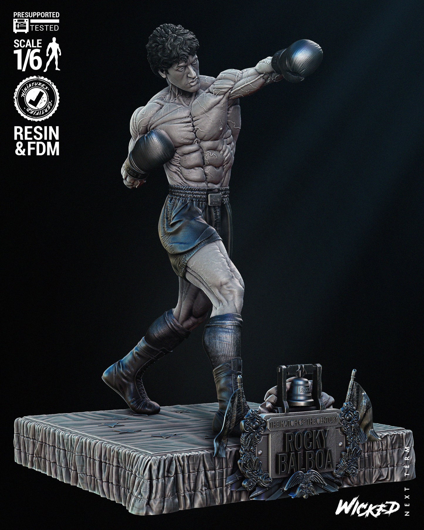 1/6 scale Rocky Balboa