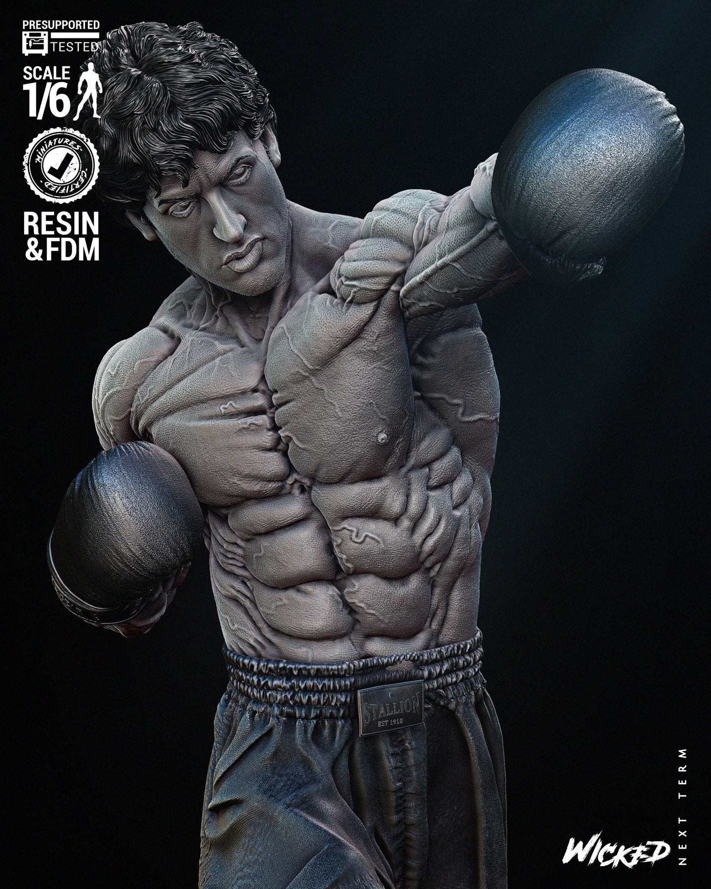 1/6 scale Rocky Balboa