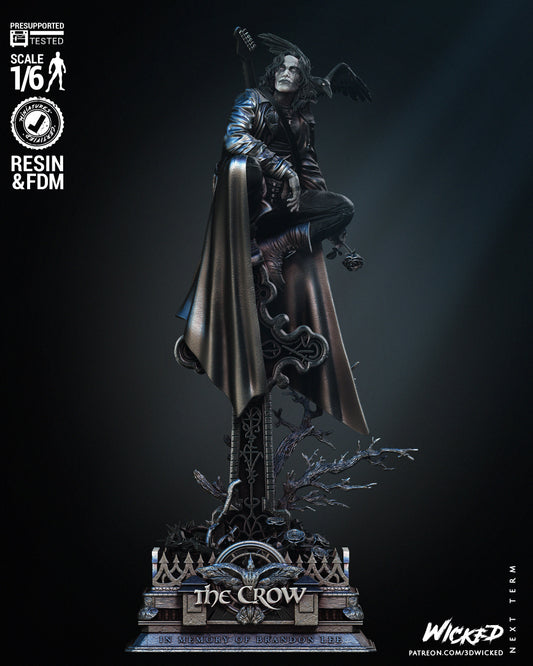 The Crow Statue (1/12 Scale)