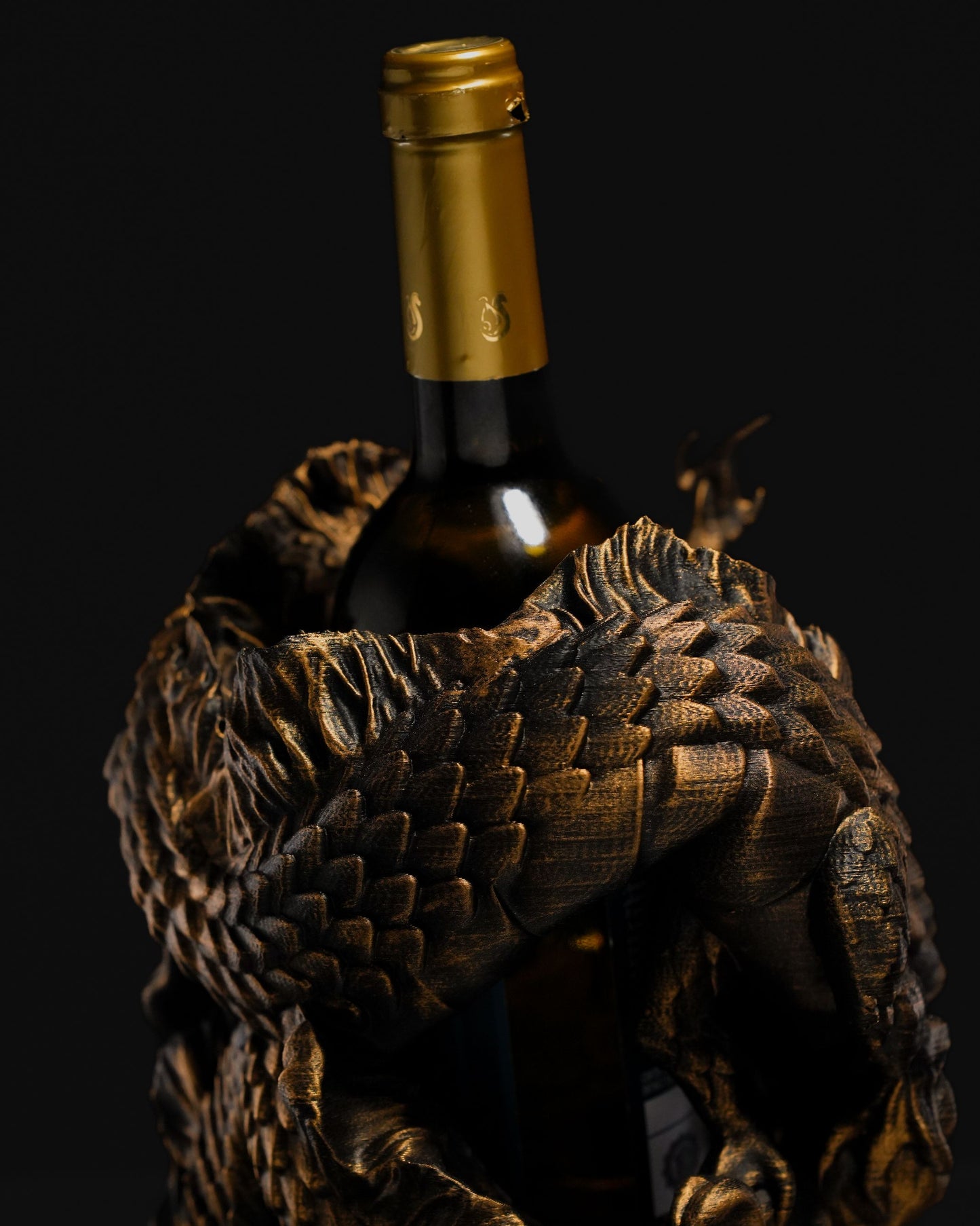 Chinese Dragon Wine Holder