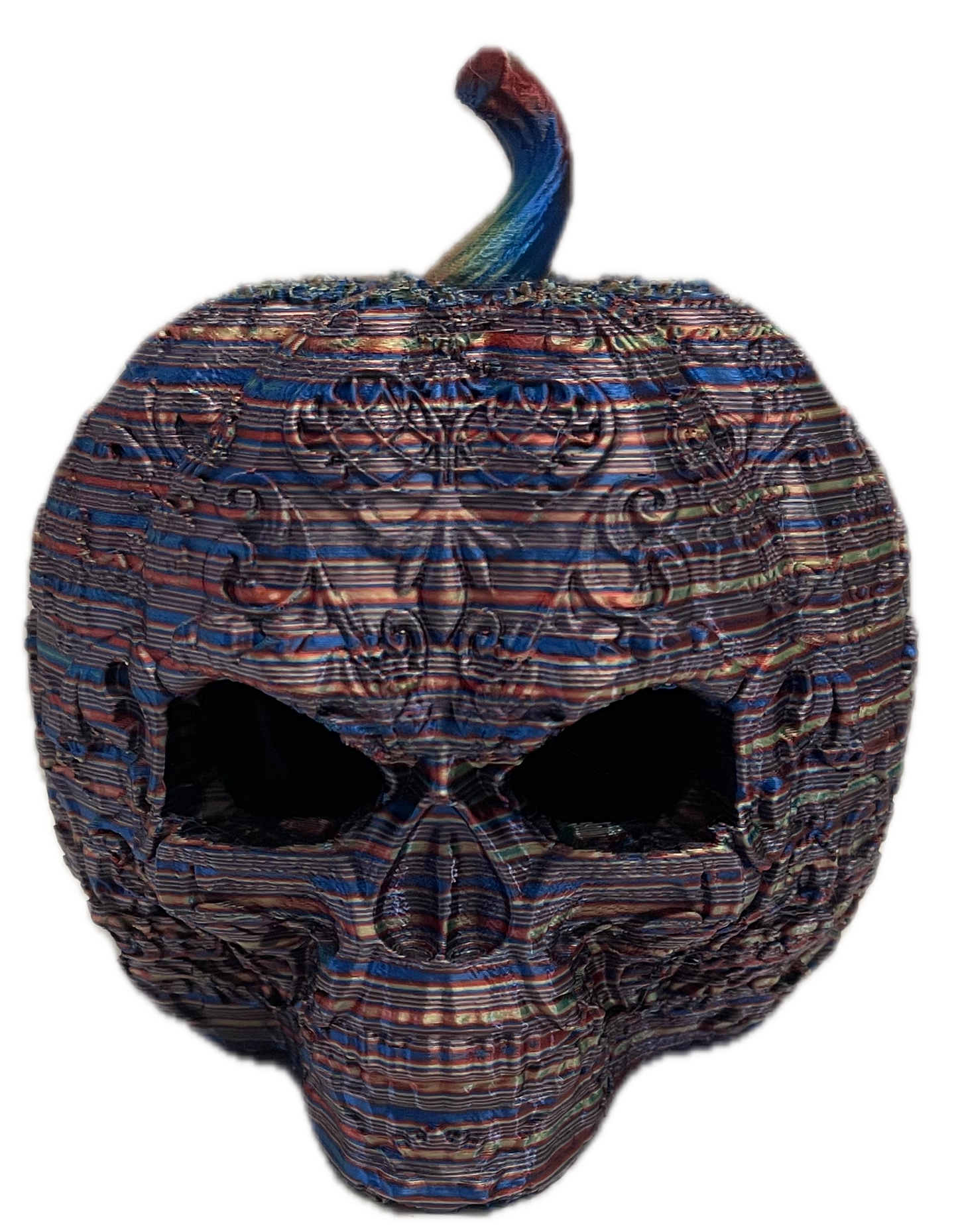 Fancy Skull Pumpkin