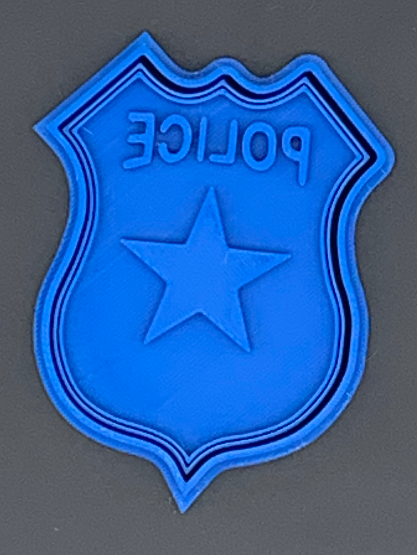 Police Badge Cookie Cutter