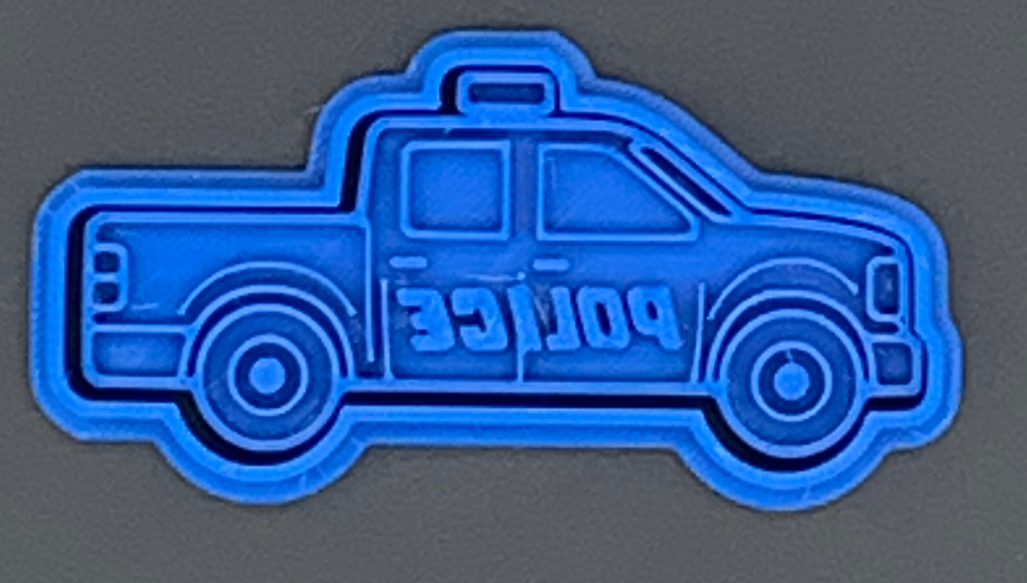 Police Car Cookie Cutter