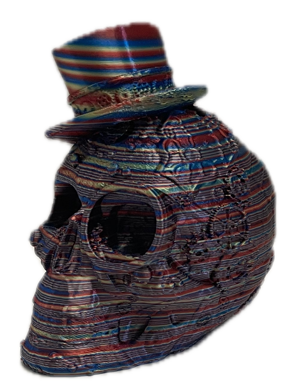 Calavera punk de vapor