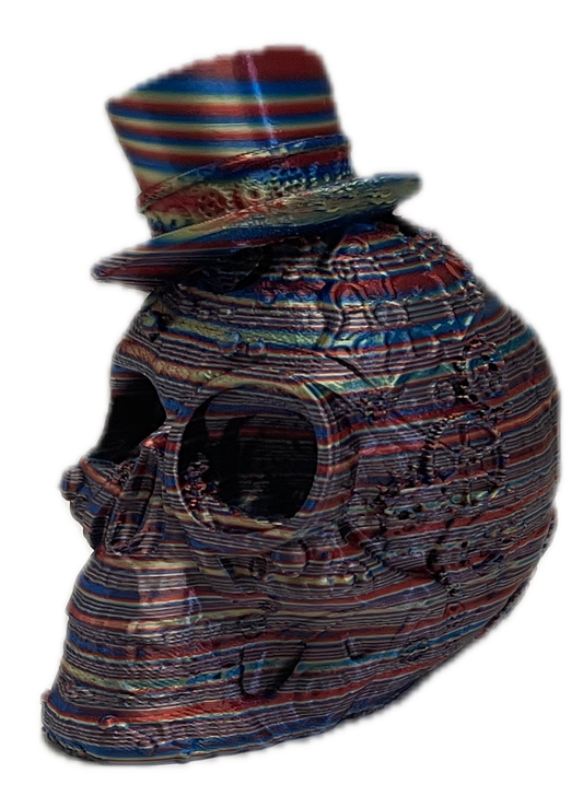 Calavera punk de vapor